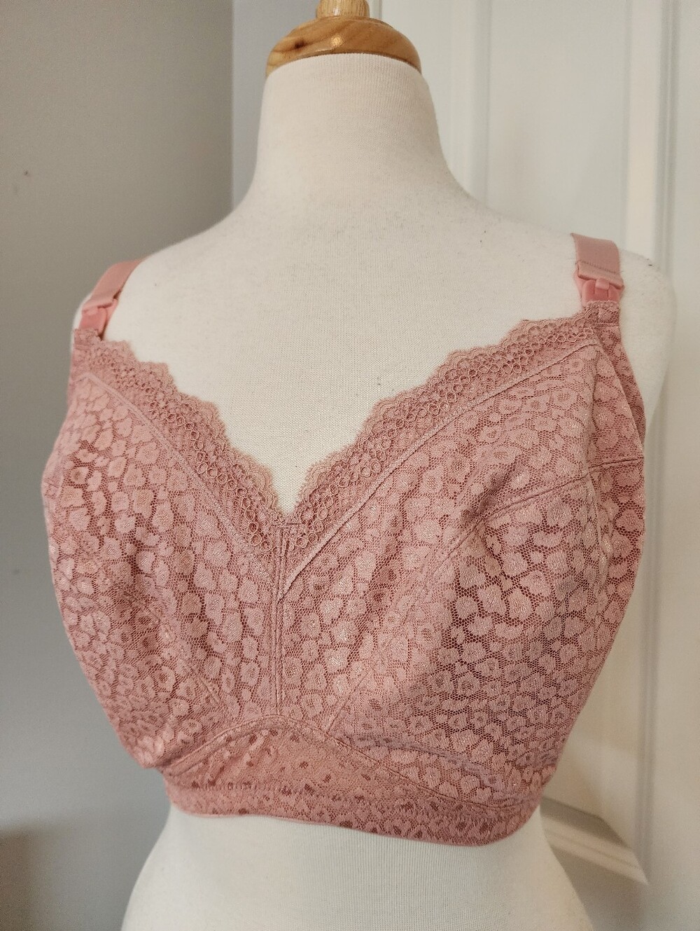 Marks & Spencer Rose Pink Lace Nursing Bra - 38G